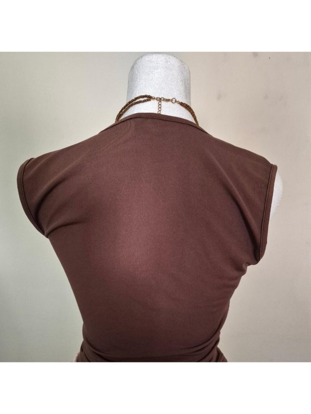 *TOP ONLY*โญ๏ธ Brand: Shein๐ Size: M๐ Brown square... - Picture 3 of 3